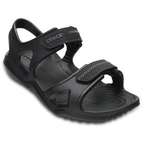 Men's Swiftwater River Crocs Sandal - Black