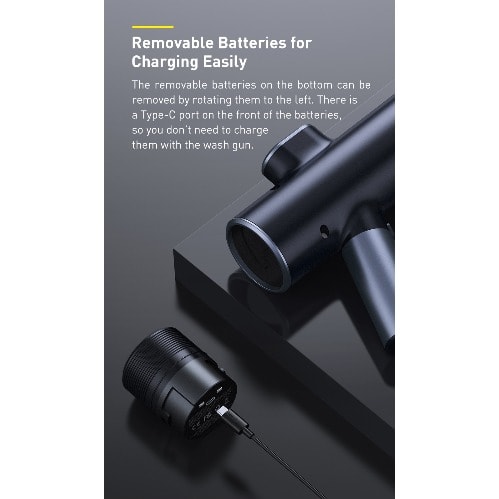 Baseus Car Gun Washer With Spray Nozzle