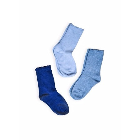 Cantaloupe Girls 3pk Basic Crew Socks