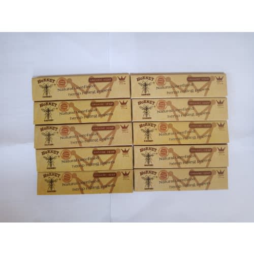 10 Booklets of Hornet King Size Rolling paper