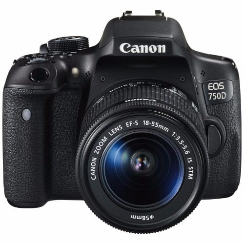Eos 750d 24.2mp Digital Slr Camera - Black