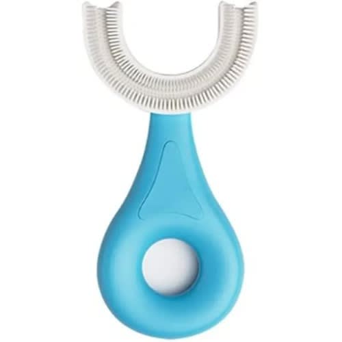 Kids U Shape Silicon Toothbrush - Blue