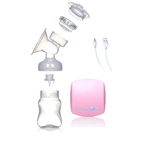 Electric Breast Pump With Milk Extractor- Pink