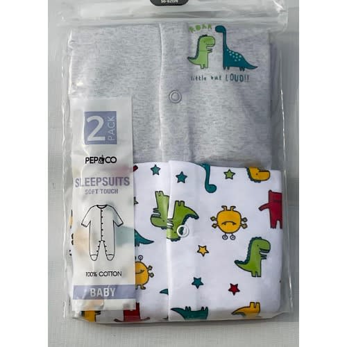 Dino World Design Sleepsuit - 2Pieces