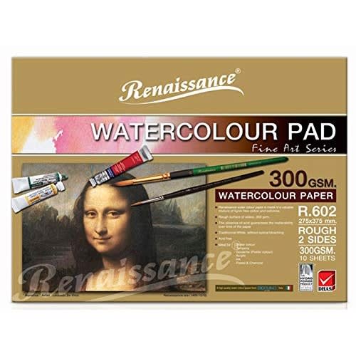 Renaissance Watercolor Pad -15x11 Inches -r602