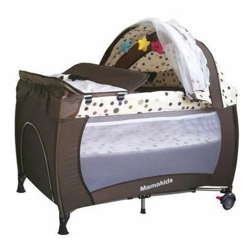 Baby Foldable Trend Yard Bed Cot With Canopy