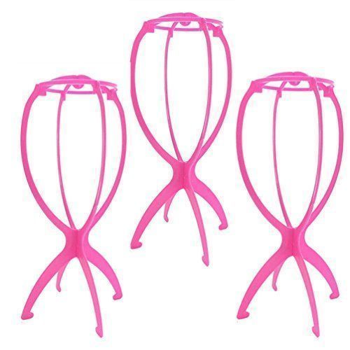 4 Pieces Of Foldable Detachable Wig Stands Mannequin