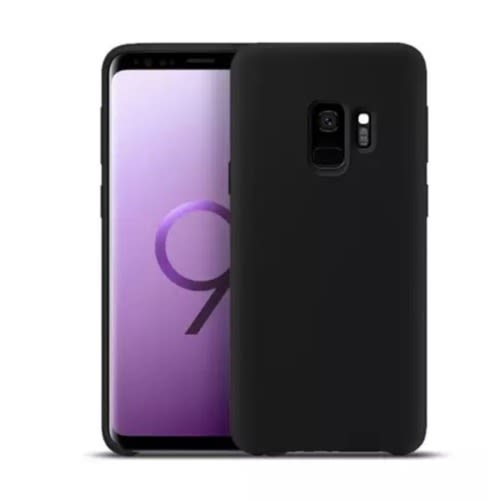 Silicone Back Case For Samsung S9 - Black