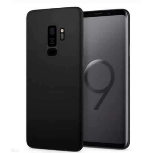 Silicone Back Case For Samsung S9 - Black