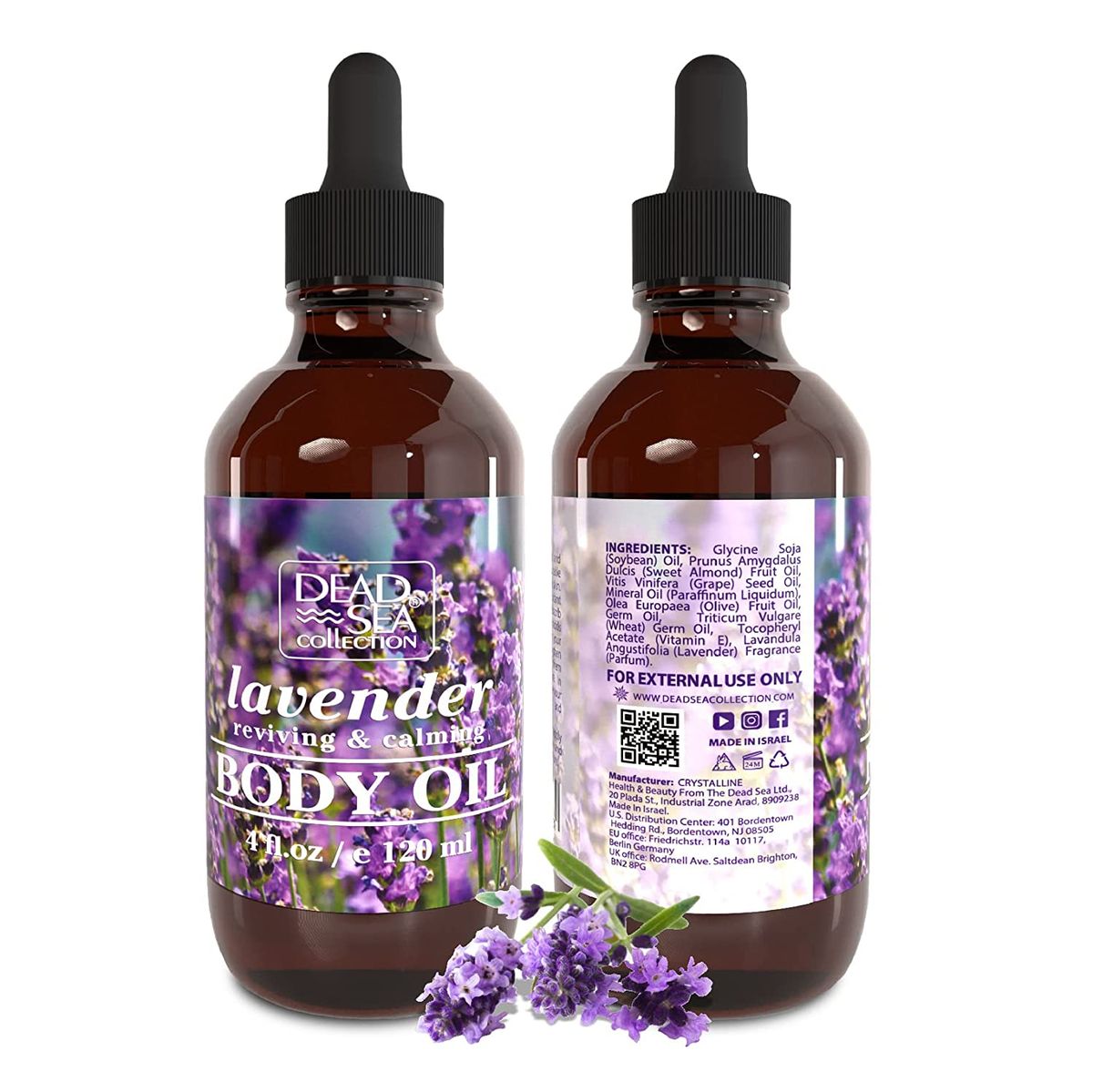 Lavender Reviving & Calming Body Oil 120ml X 2 Pieces
