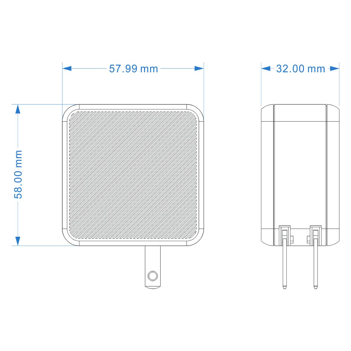 M2 65W Large Power GaN2pro PD Quick Charging Power Adapter