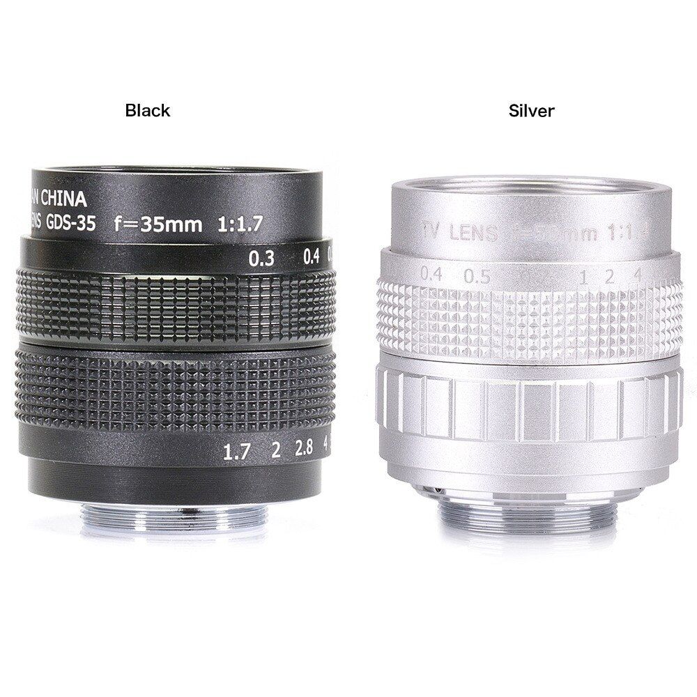 High Quality Fujian CCTV 35mm F1.7 Lens C Mount For Sony NEX-5 NEX-3 NEX-7 NEX-5C NEX-C3 NEX