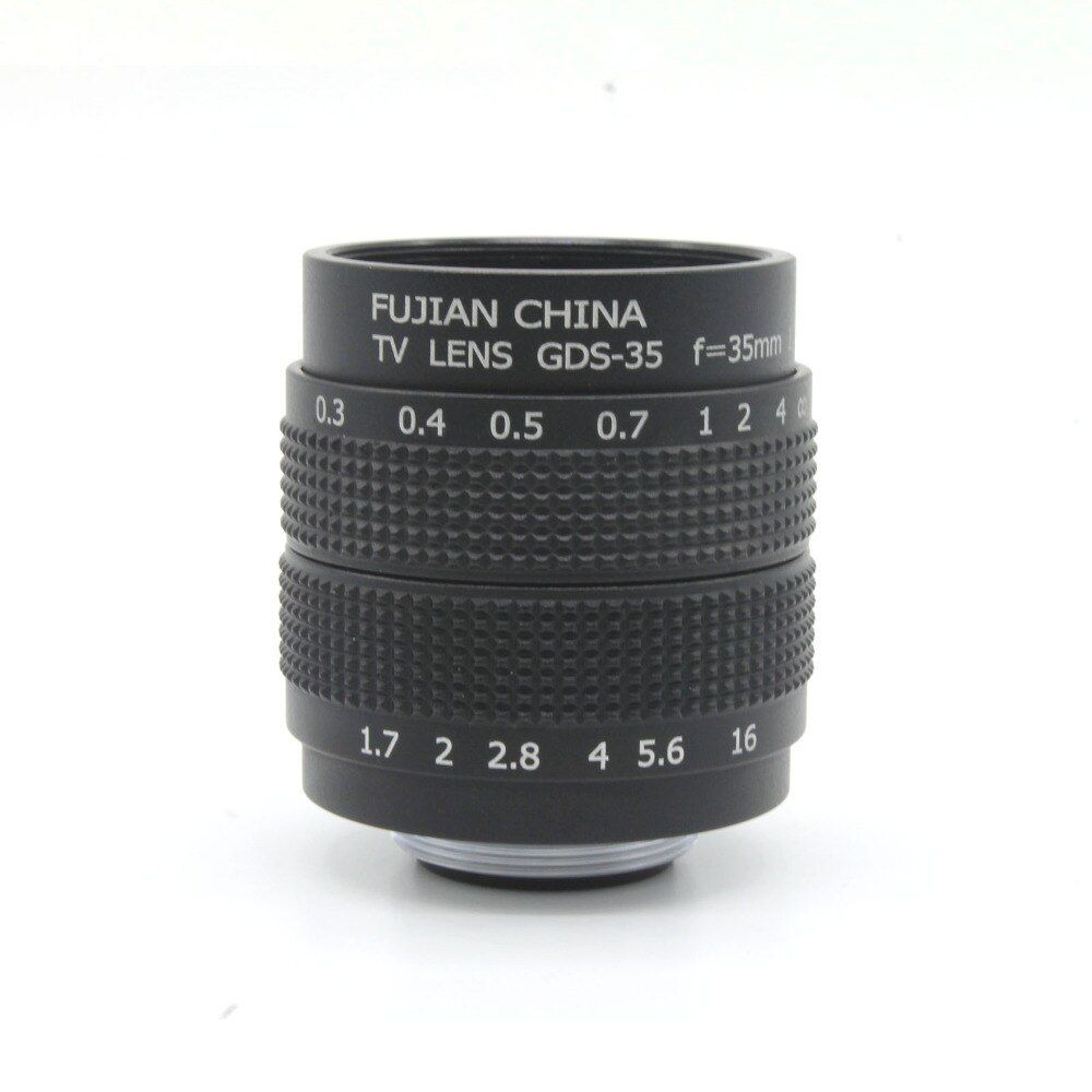 High Quality Fujian CCTV 35mm F1.7 Lens C Mount For Sony NEX-5 NEX-3 NEX-7 NEX-5C NEX-C3 NEX