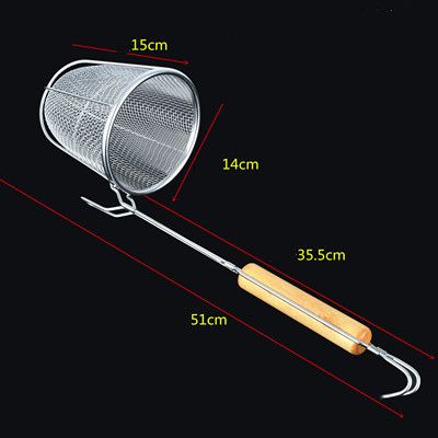 Newest Net Stainless Steel Colander Noodle Dumplings Mesh