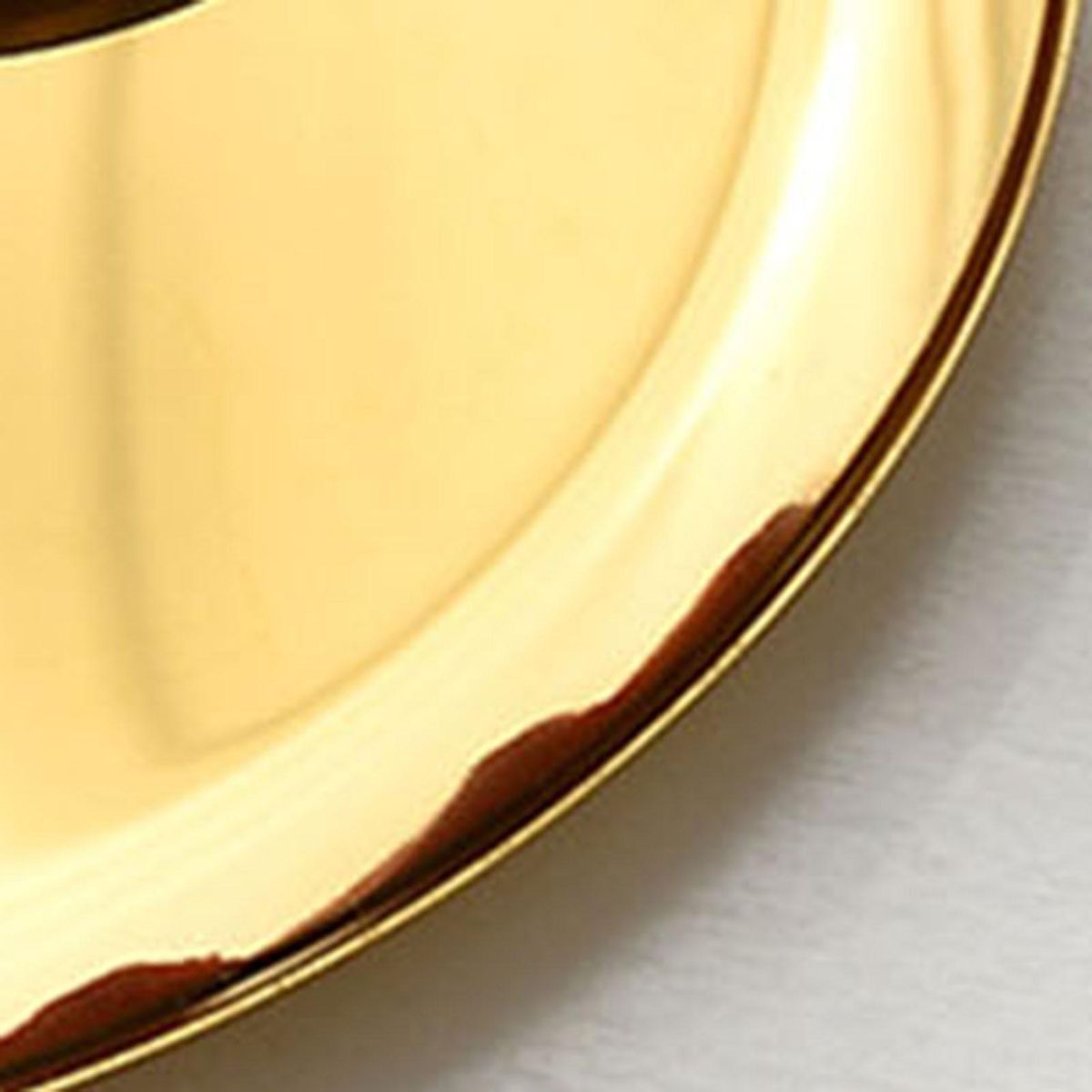 Dessert Tray Towel Candle Dessert Storage Tray Dish Plate Golden