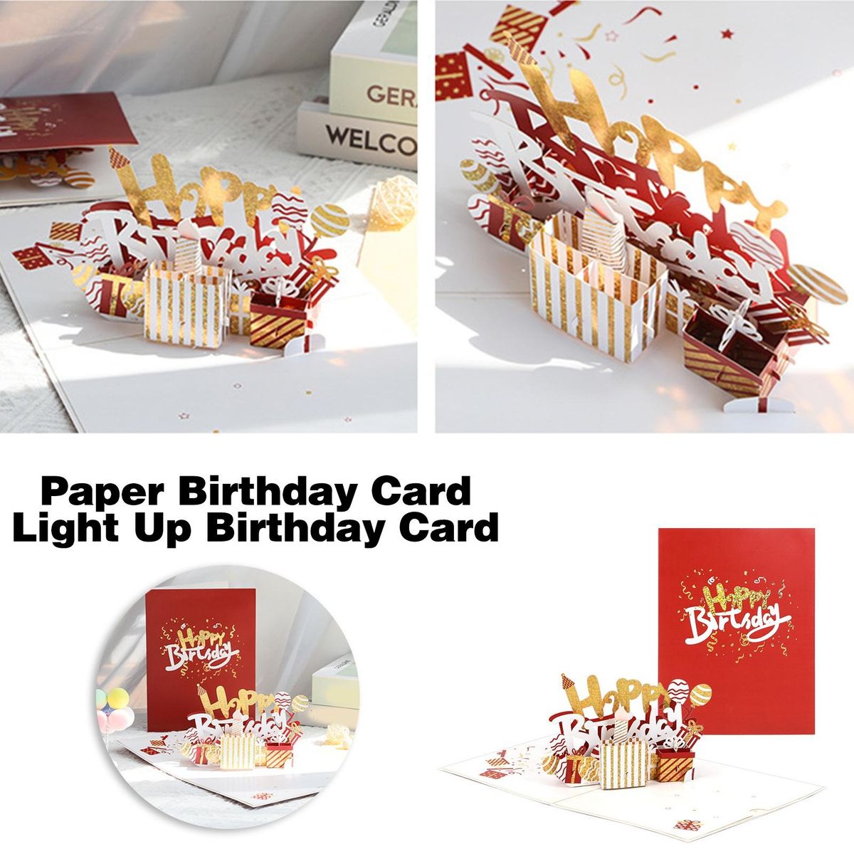3d Birthday Card 3d Birthday Cake Greeting Card Set Express for Kids