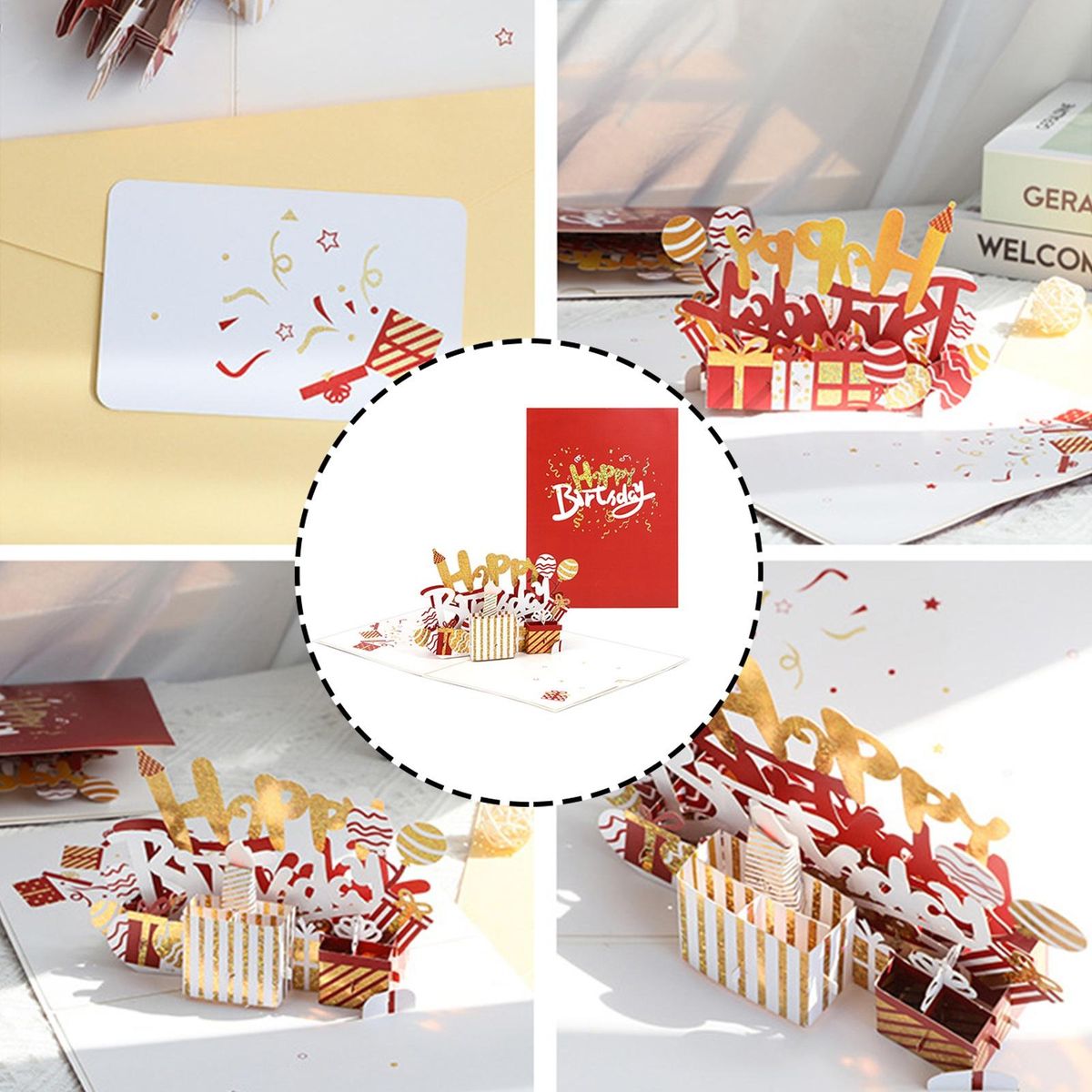 3d Birthday Card 3d Birthday Cake Greeting Card Set Express for Kids