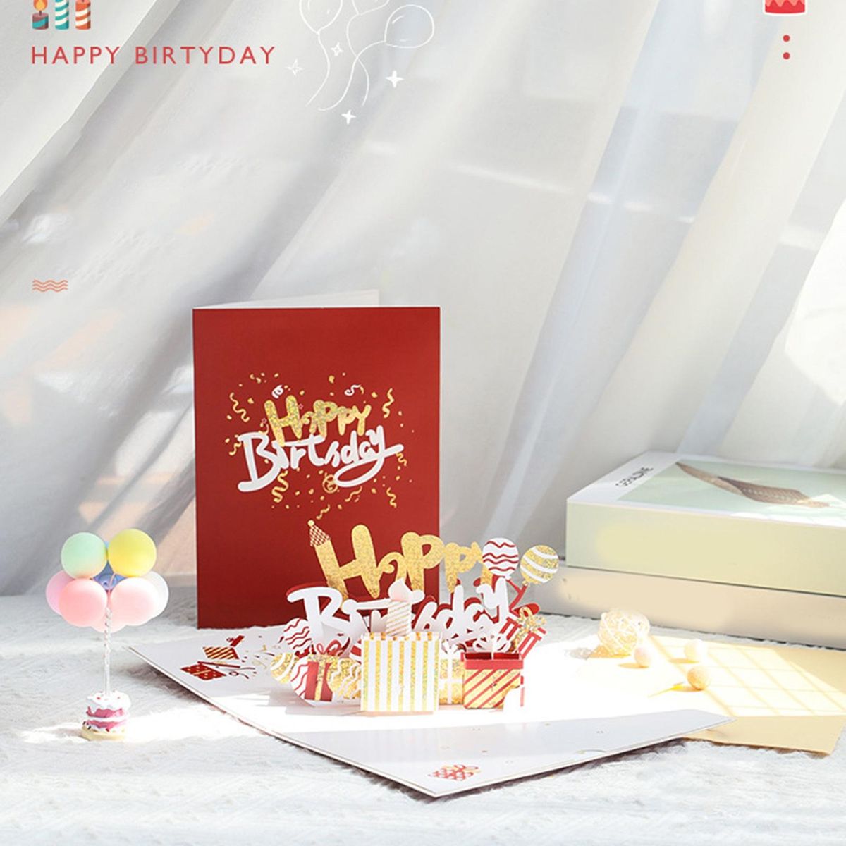 3d Birthday Card 3d Birthday Cake Greeting Card Set Express for Kids