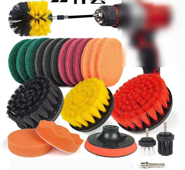 22Pcs Power Drill Car Detailing Brushes/Car Wash Brush