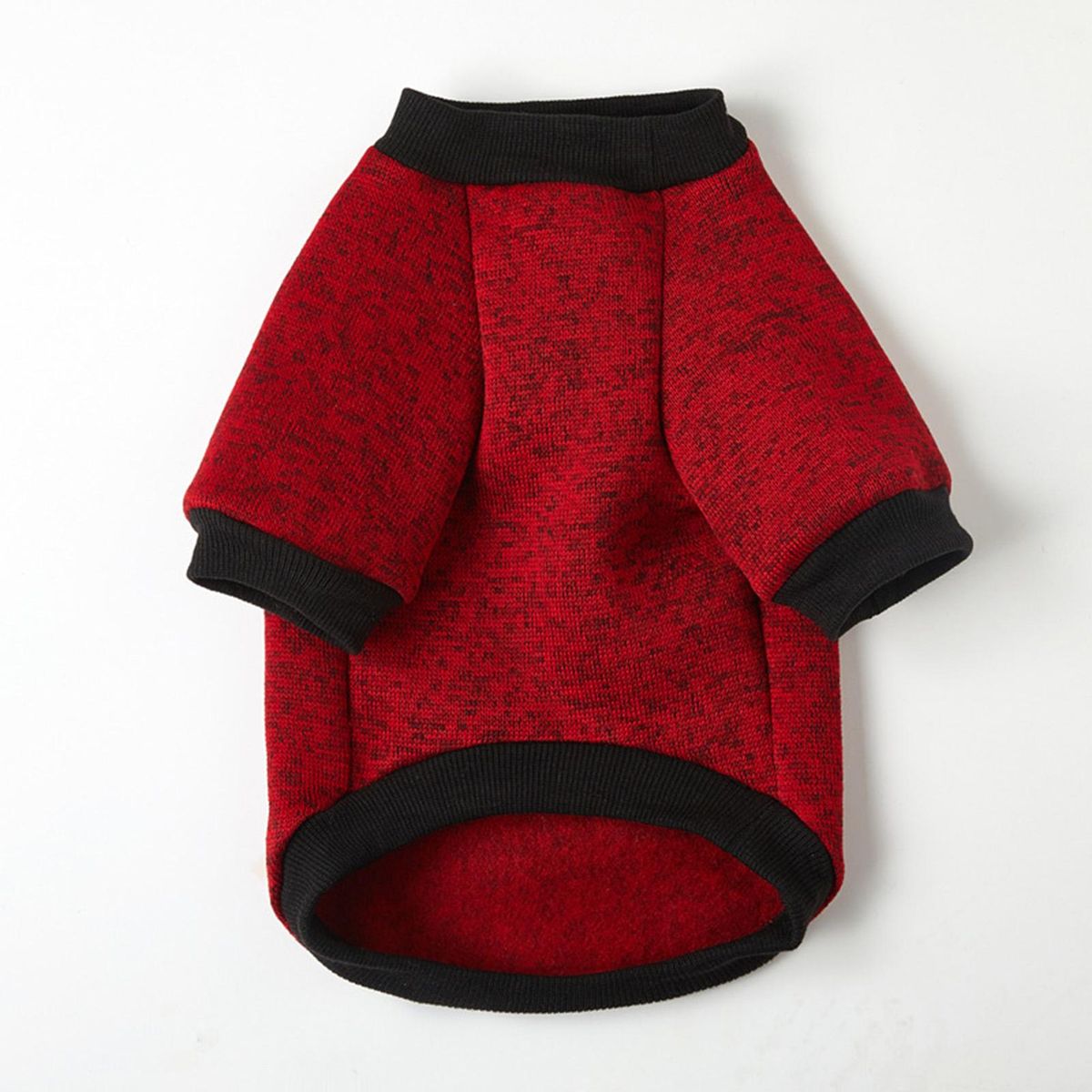 Dog Pullover Winter Pet Dog Two-legged Clothes Dark Red