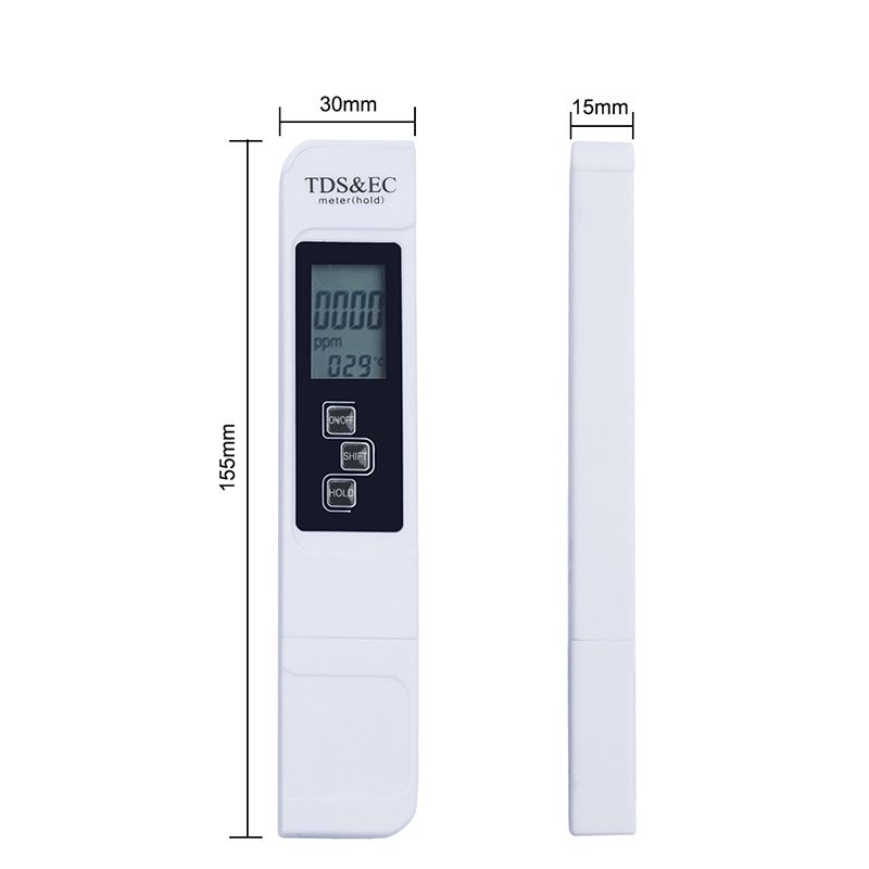 Tester Liquid Fish TSD Detector Pool Water Tank Experiment PH Meter PH Value Aquarium Cosmetic Test Digital Pen Electric LCD For