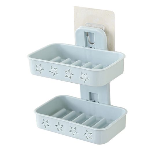 Double Layer Soap Box Wall Mount Soap Case
