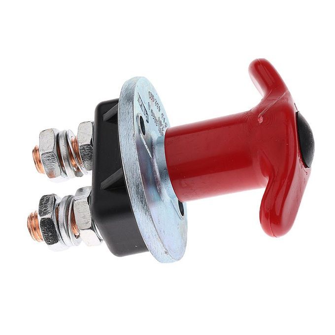 2xCar Battery Protective Double Poles Disconnect Isolator Knob Switch