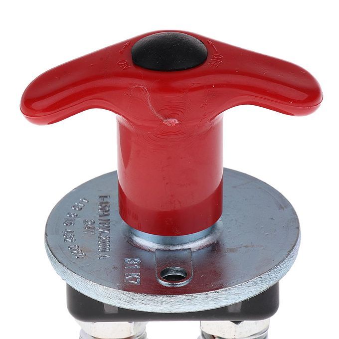 2xCar Battery Protective Double Poles Disconnect Isolator Knob Switch
