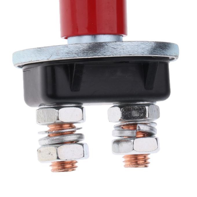 2xCar Battery Protective Double Poles Disconnect Isolator Knob Switch