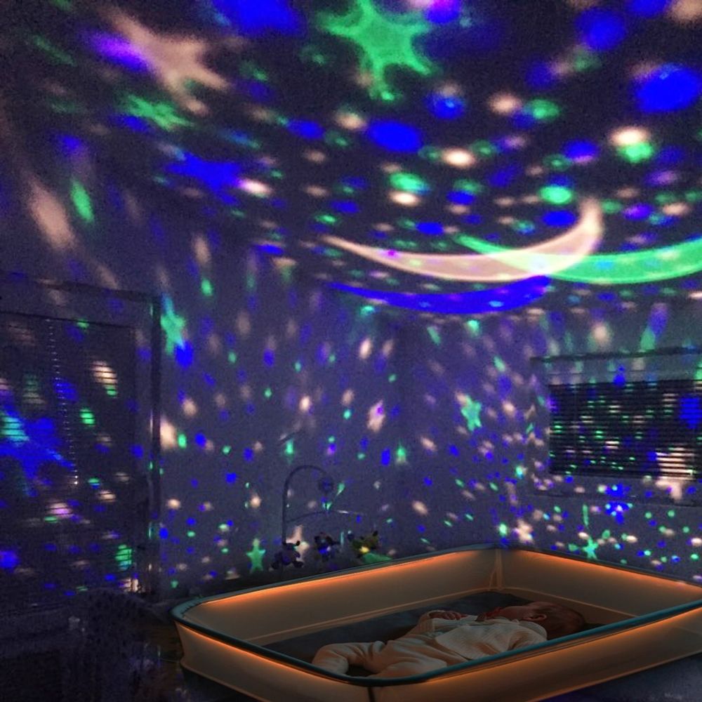 Stars Starry Sky LED Battery USB  Night Light Projector Luminaria Moon Novelty Table Night Lamp For Children(Pink)