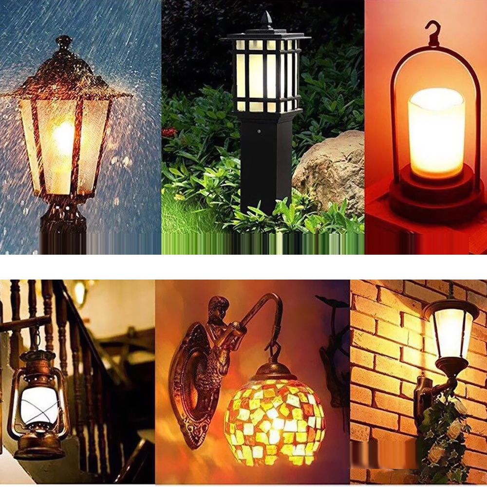Tomshine  LED Flame Flickering Effect Fire Light Bulb 3