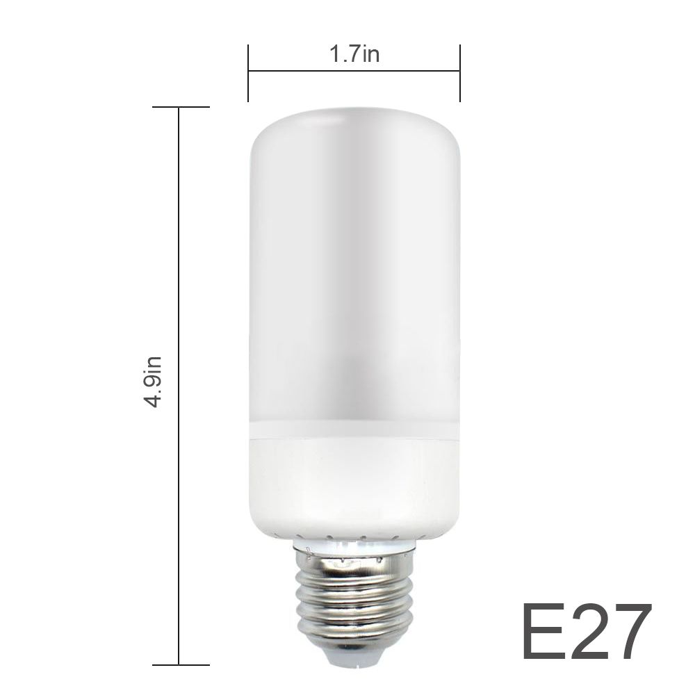 Tomshine  LED Flame Flickering Effect Fire Light Bulb 3