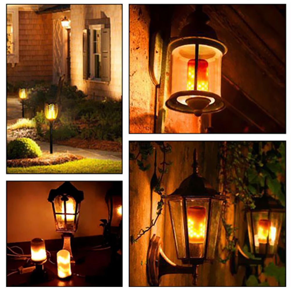 Tomshine  LED Flame Flickering Effect Fire Light Bulb 3