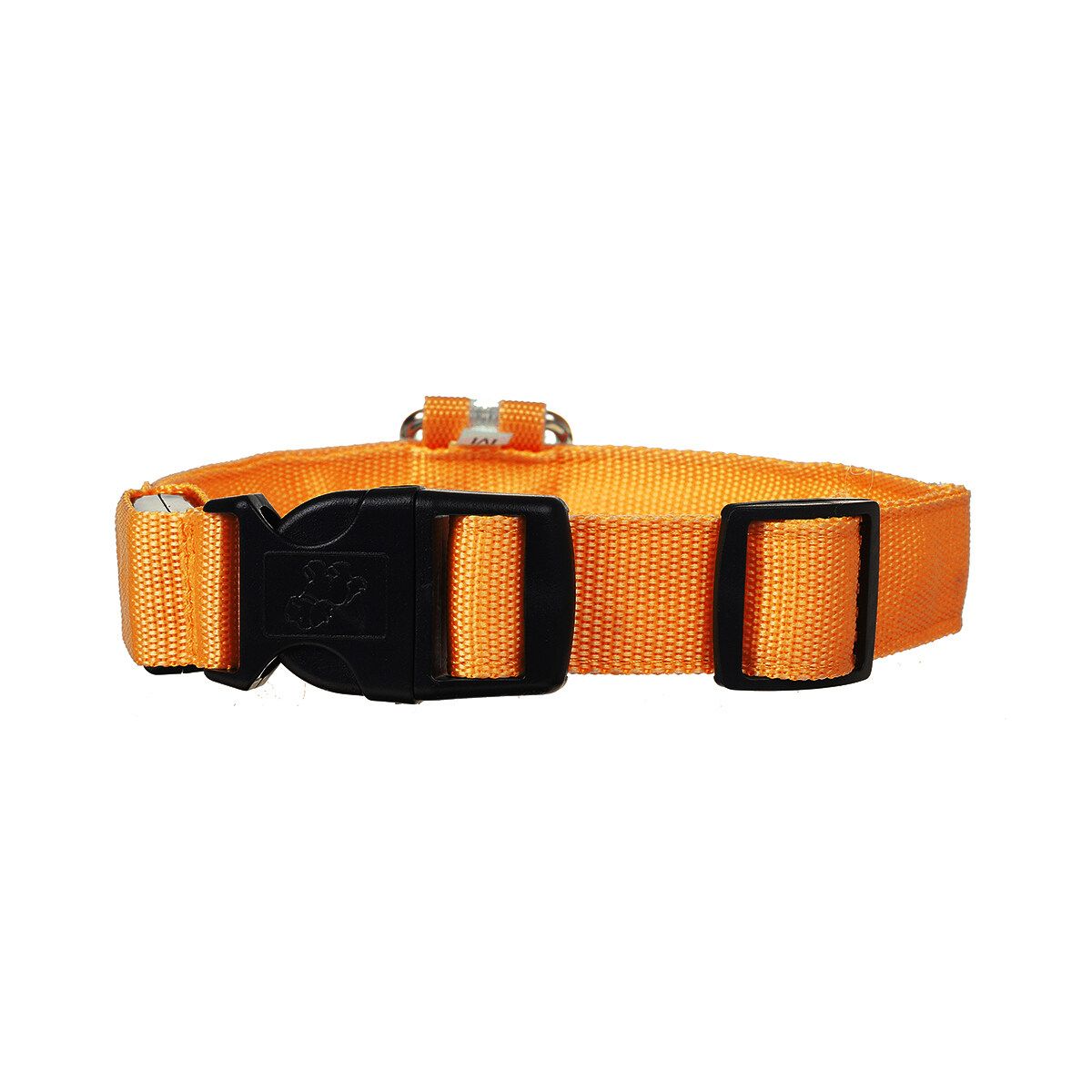 Adjustable LED Dog Pet Light Up Collar Bright Flashing Necklace Strap Safety Orange