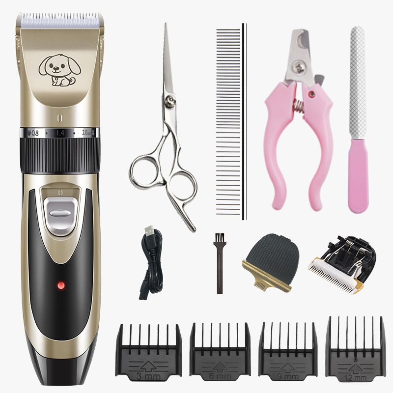 Dicway Pet Clipper Female Electric Pet Hair Trimmer Rechargeable Pet Dog Cat Low-noise Hair