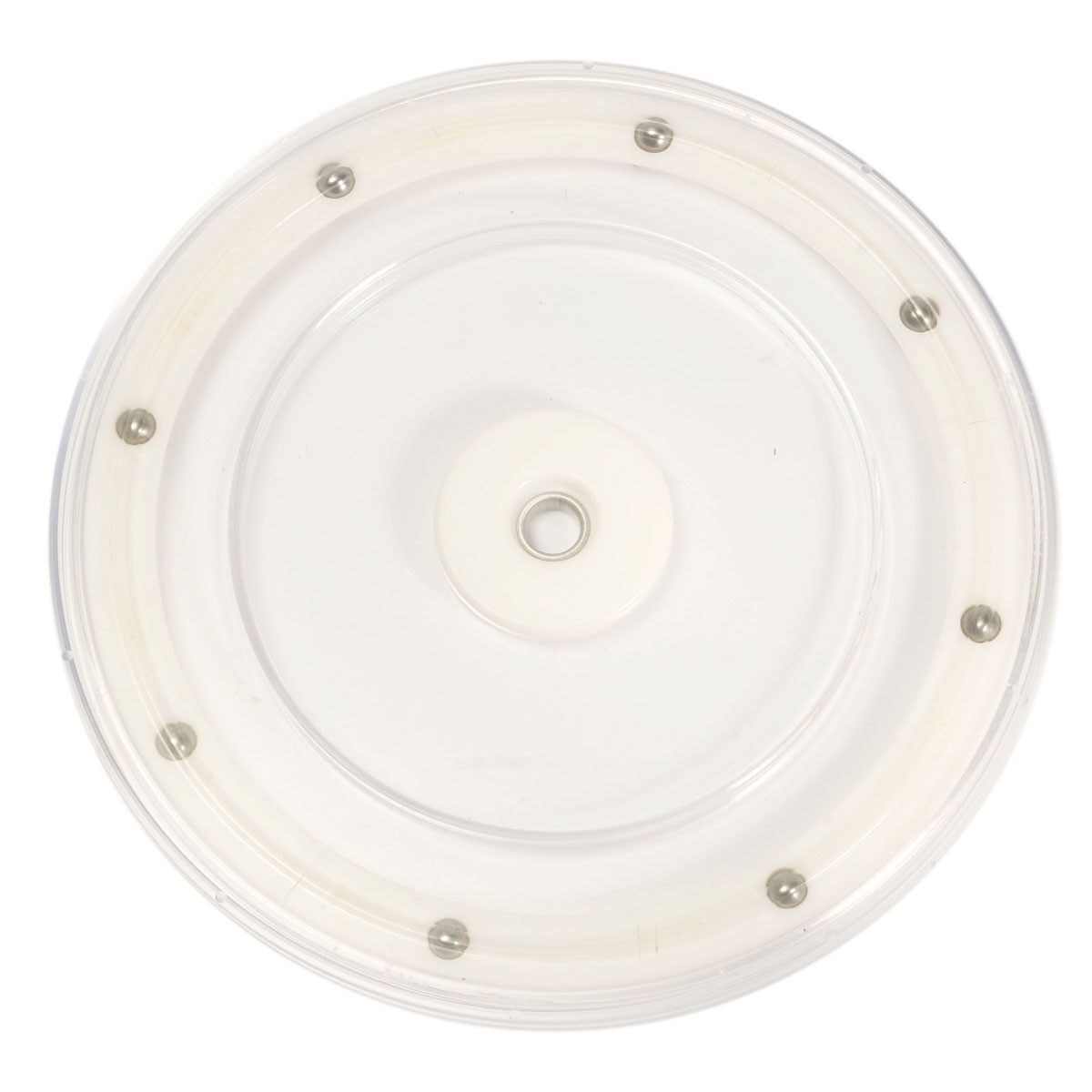New 9'' Plastic Rotating Bearing Turntable Round Swivel Plate Home Display Base