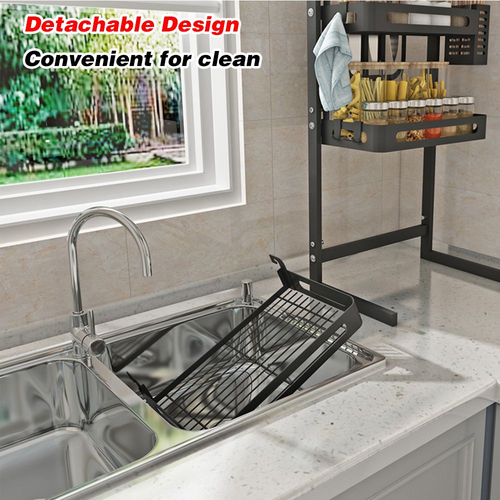 Spice Rack Organizer 2-Tier Countertop Organizer Utensil