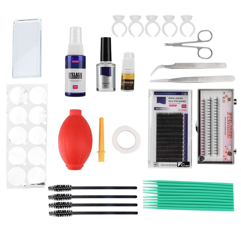 False Eyelashes Grafting Set Eyelash Extension Practice Kit