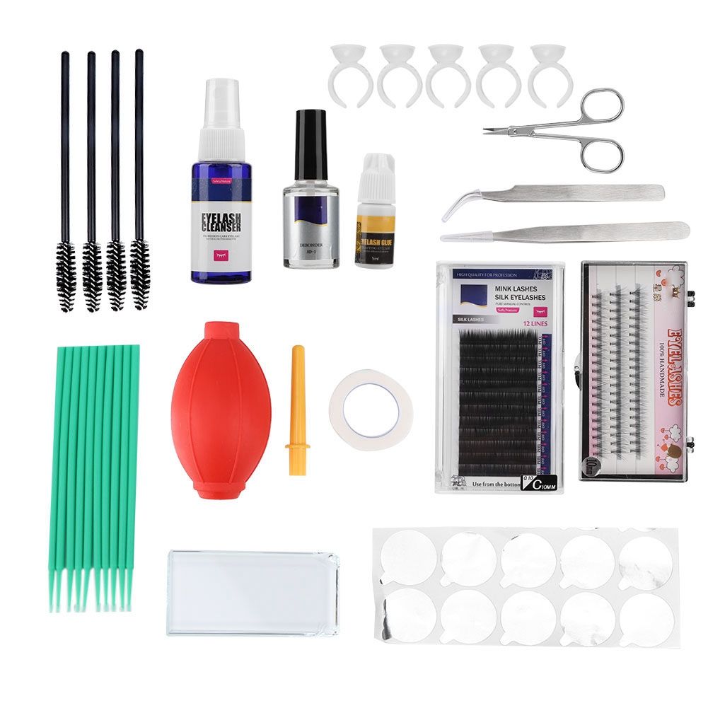 False Eyelashes Grafting Set Eyelash Extension Practice Kit