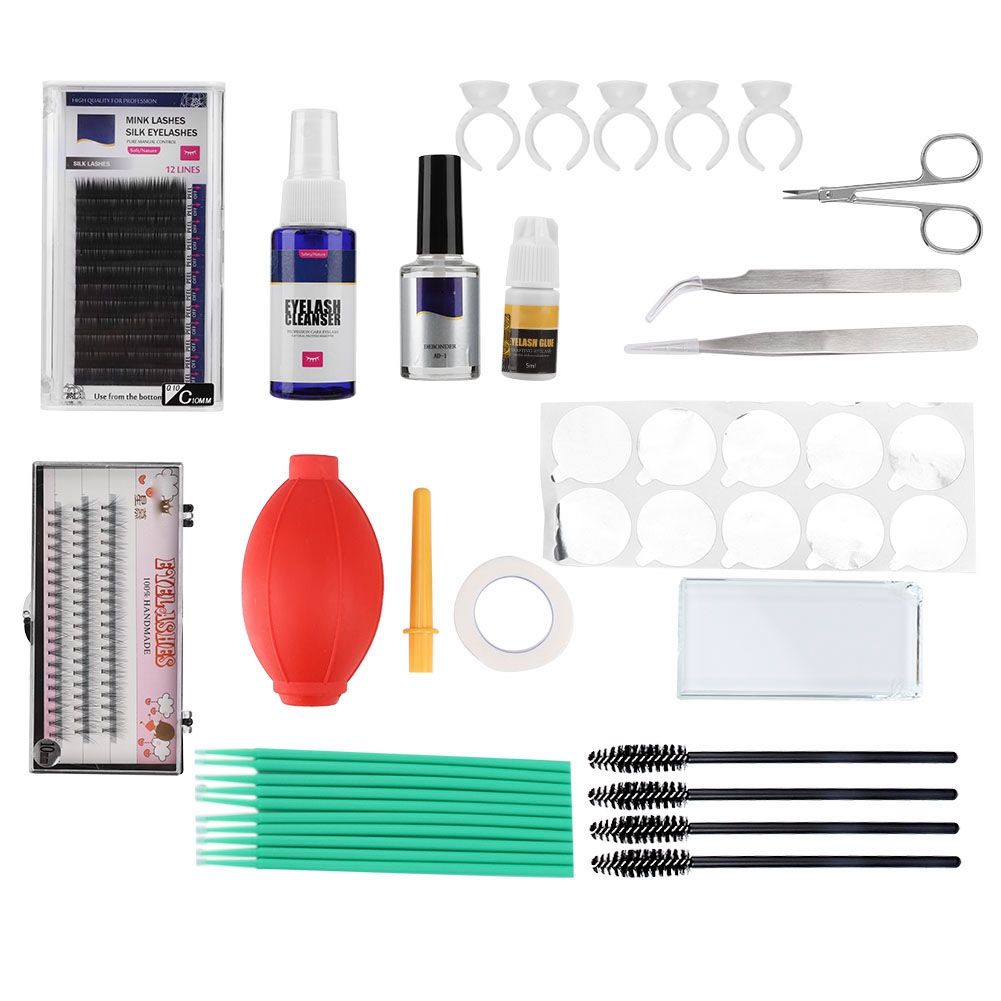 False Eyelashes Grafting Set Eyelash Extension Practice Kit
