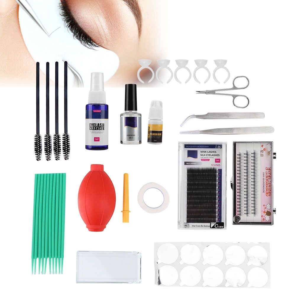 False Eyelashes Grafting Set Eyelash Extension Practice Kit