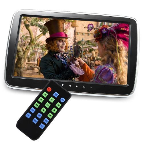 1017E 10 Inch Full HD External Headrest Monitors Car Multi-media MP5 Player Support AV-in FM Transmitter Hi-Fi Stereo TF Card USB Flash Disk Music Movie Play  JOLEE