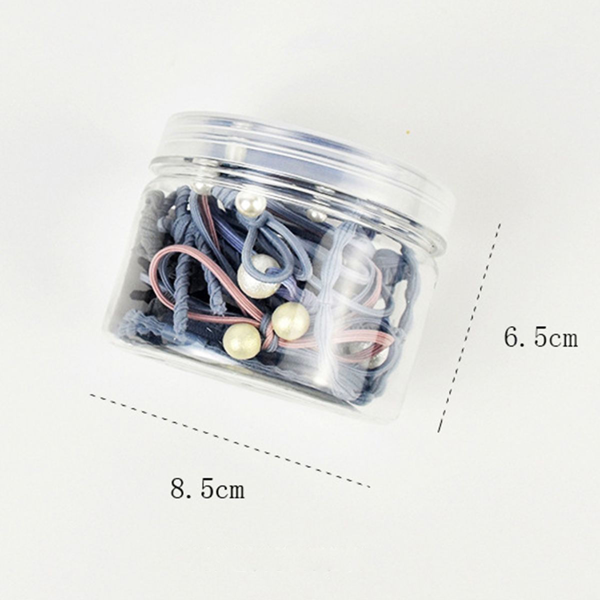 12PCS/Set Elastic Hair Bands Cute Elastic Hair Ties Pearl