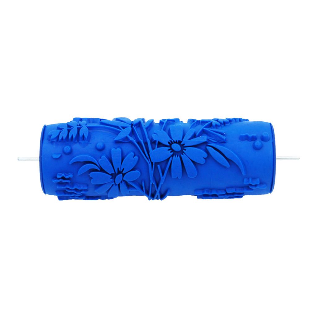 5'' Embossing Pattern  Roller Painting Brush Sleeve Wall Decor #5
