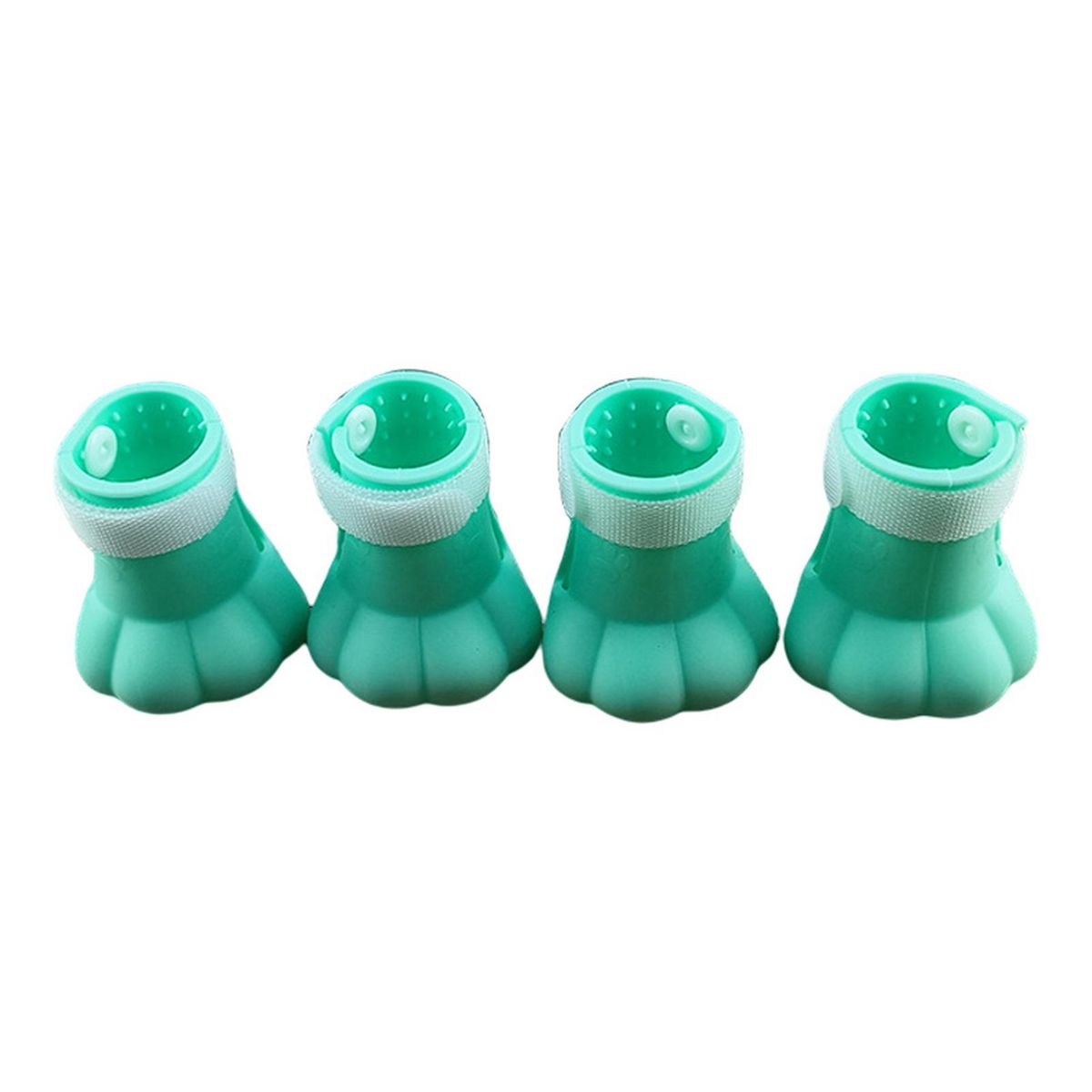 4Pcs Cat Claw Covers Feeding Drugs Cat Foot Claw Covers Light Green