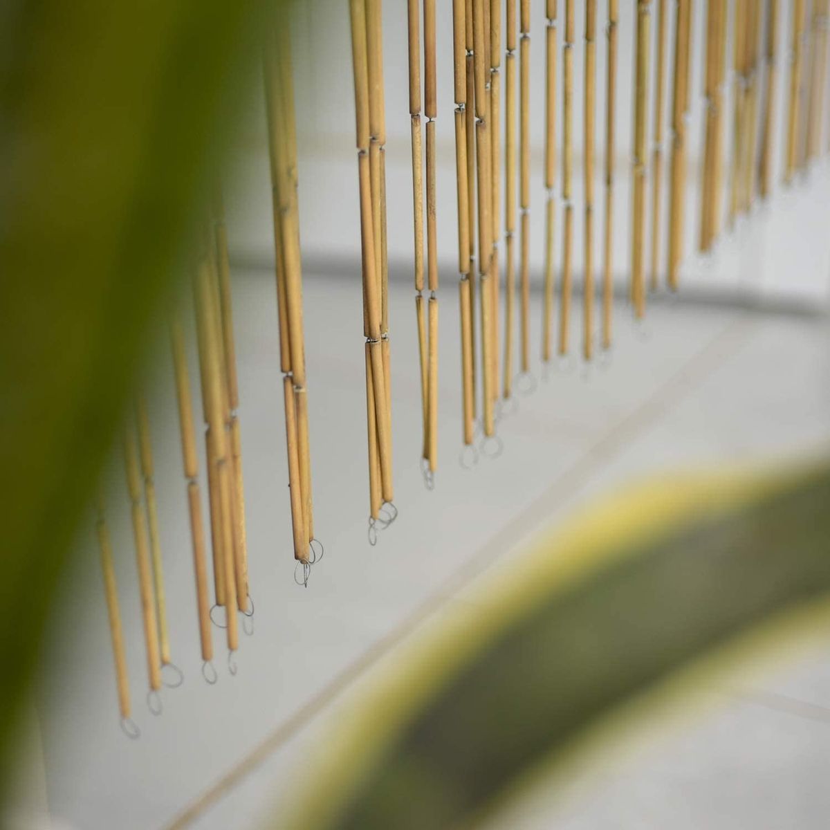 TACHILC Dream Catcher Bamboo Bead Curtain, Doorway Hanging