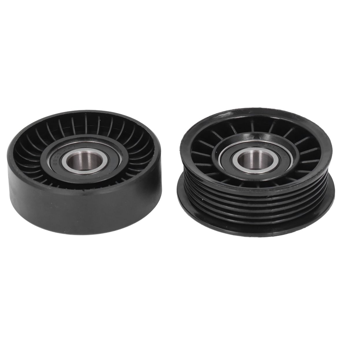 2 Pcs Drive Belt Idler Pulley Set Replacement For Fairlane