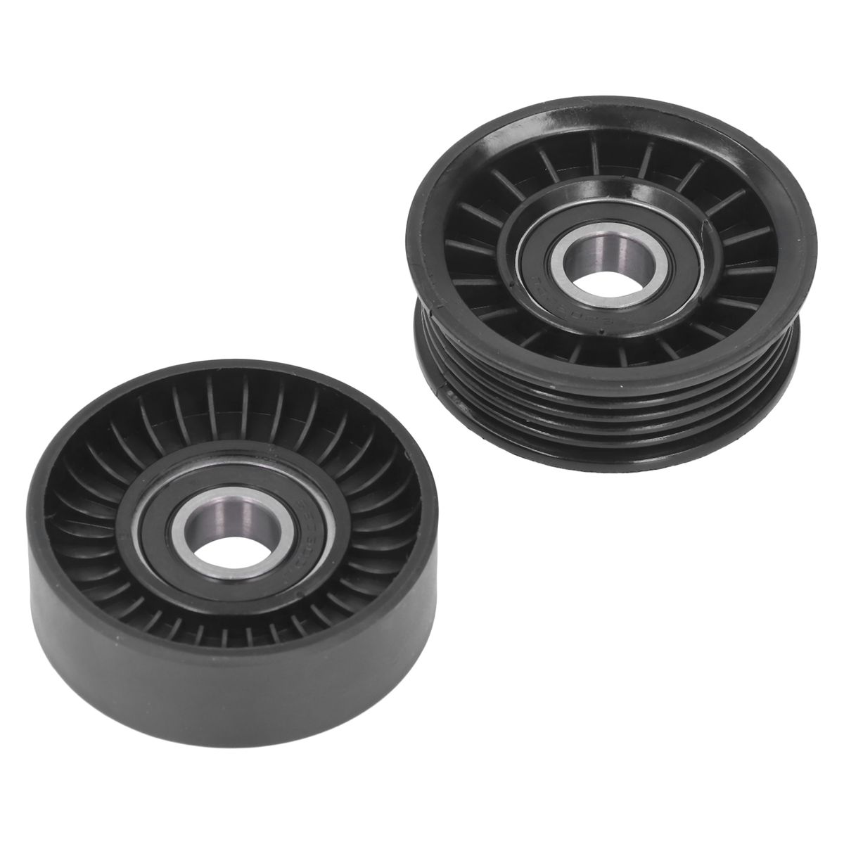 2 Pcs Drive Belt Idler Pulley Set Replacement For Fairlane