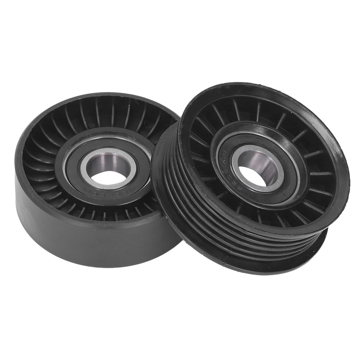 2 Pcs Drive Belt Idler Pulley Set Replacement For Fairlane