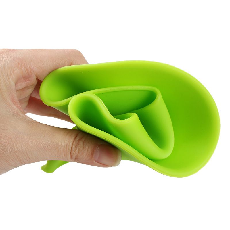 2pcs Silicone Heat Resist Spoon Rests Kitchen Tools